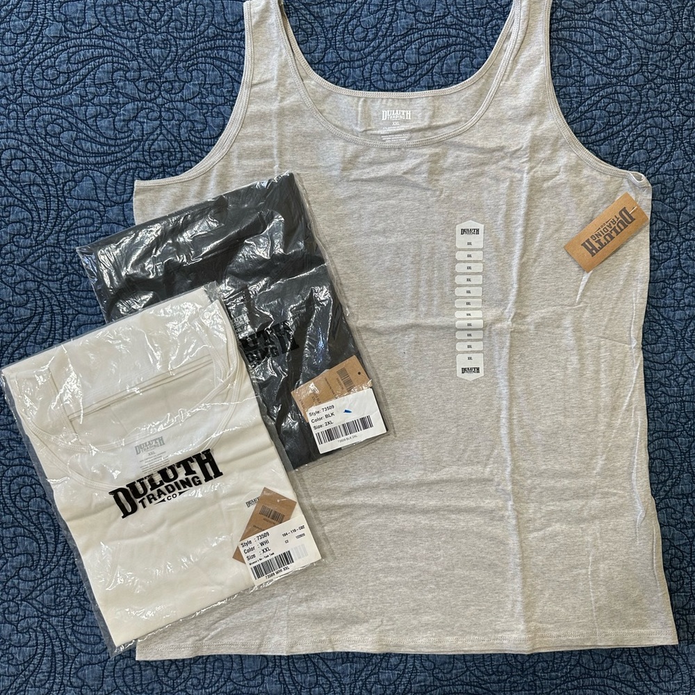 NWT Deluth Trading Company Women’s No-Yank Tanks Size XXL